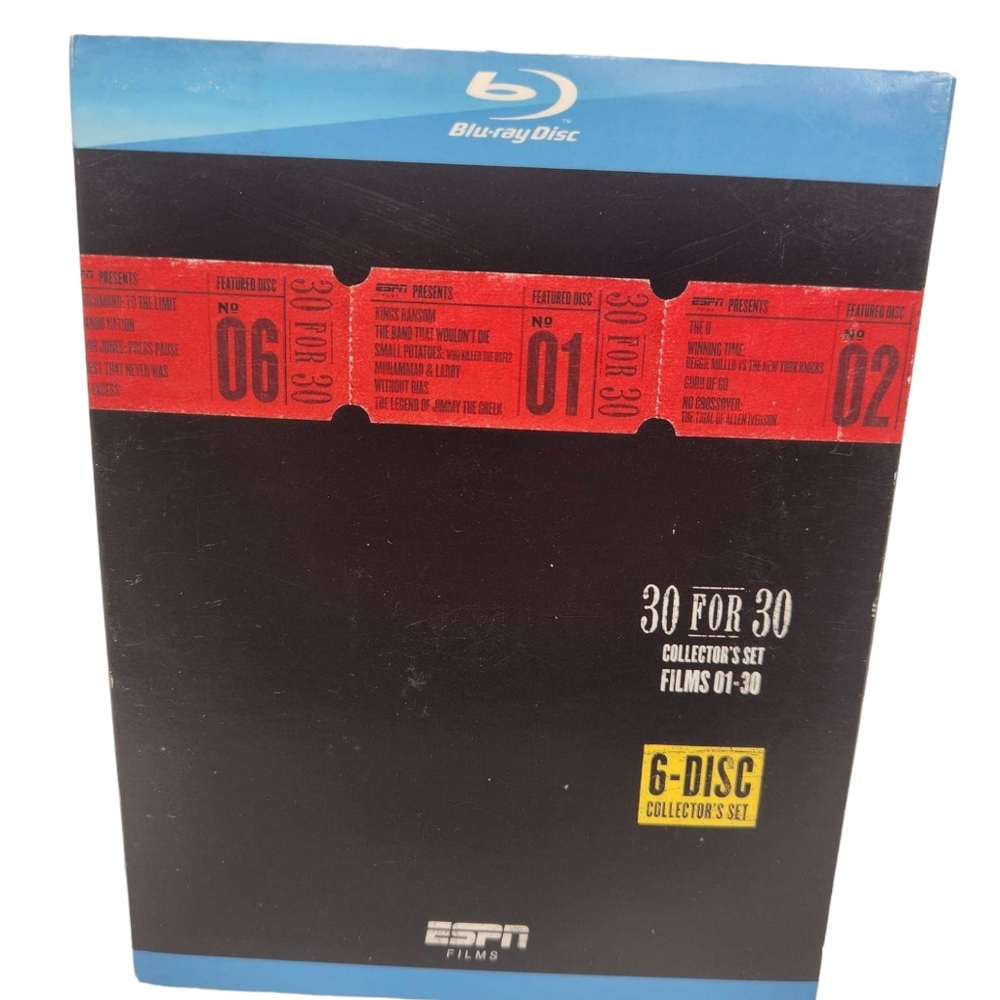 ESPN 30 for 30 Collector's Set Films 01-30 Blu-Ray 6-Disc Set‎ - NEW
